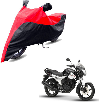 RiderShine Two Wheeler Cover for Yamaha(SZ R, Black, Red)