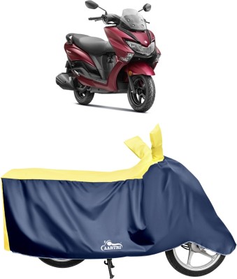 DROHAR Waterproof Two Wheeler Cover for Suzuki(Burgman Street, Yellow)