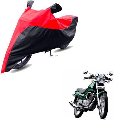 RiderShine Two Wheeler Cover for TVS(Fiero FX, Black, Red)