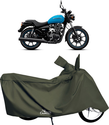 XAFO Waterproof Two Wheeler Cover for Royal Enfield(Green)