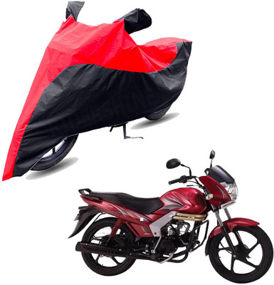 RiderShine Two Wheeler Cover for Mahindra(Centuro NXT, Black, Red)