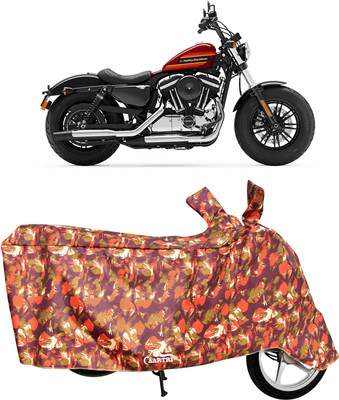 XAFO Waterproof Two Wheeler Cover for Harley Davidson(Forty Two, Multicolor)
