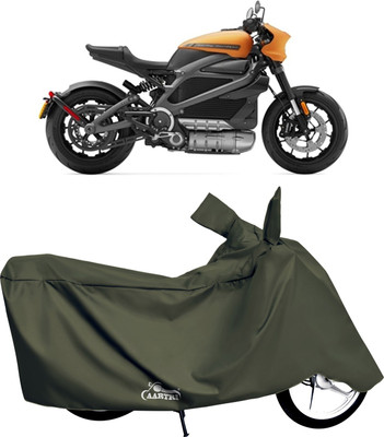 DROHAR Waterproof Two Wheeler Cover for Harley Davidson(Green)