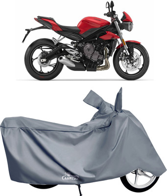 XAFO Waterproof Two Wheeler Cover for Triumph(Street Triple RS, Grey)