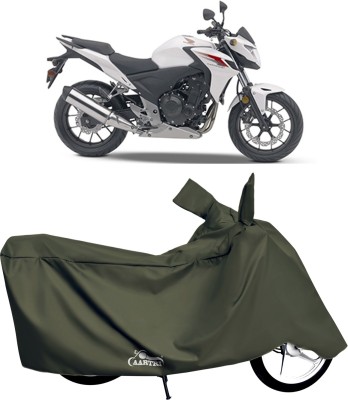 VITSOA Waterproof Two Wheeler Cover for Honda(CB1000R, Green)