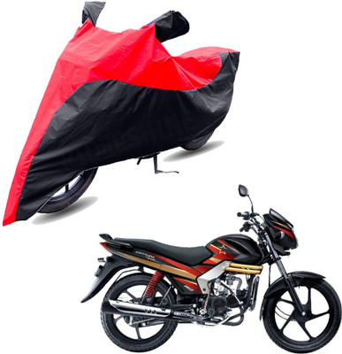 RiderShine Two Wheeler Cover for Mahindra(Centuro Rockstar, Black, Red)