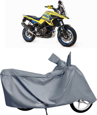 XAFO Waterproof Two Wheeler Cover for Suzuki(V Strom 650, Grey)