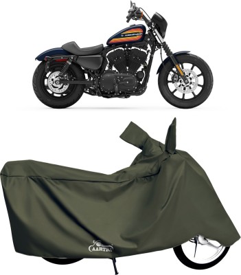 VITSOA Waterproof Two Wheeler Cover for Harley Davidson(Iron 883, Green)