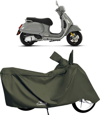 XAFO Waterproof Two Wheeler Cover for Vespa(GTS Super 125 BS6, Green)
