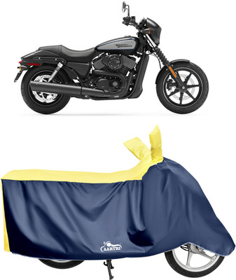 DROHAR Waterproof Two Wheeler Cover for Harley Davidson(Street 750, Yellow)