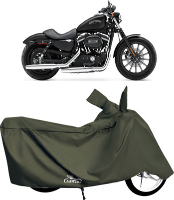 XAFO Waterproof Two Wheeler Cover for Harley Davidson(Iron 883, Green)
