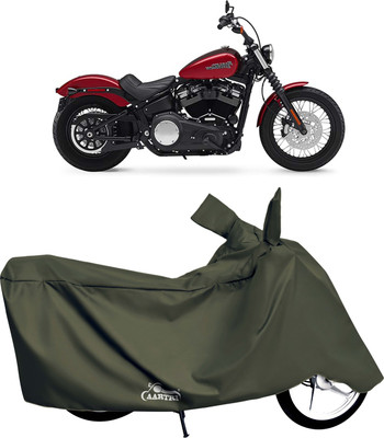 XAFO Waterproof Two Wheeler Cover for Harley Davidson(Street 750, Green)