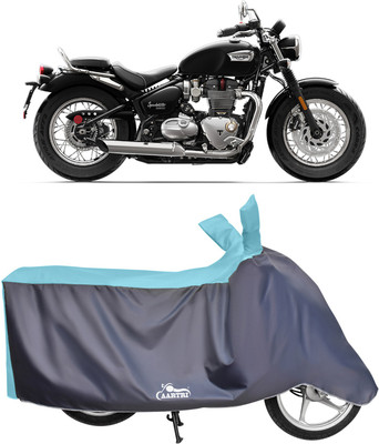 DROHAR Waterproof Two Wheeler Cover for Triumph(Bonneville T120 Black BS6, Blue)