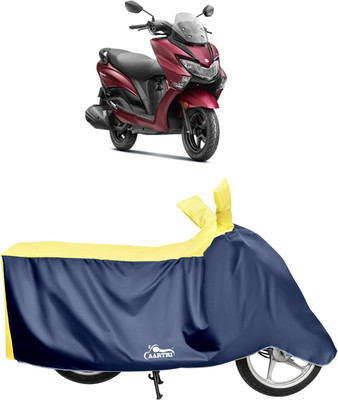 DROHAR Waterproof Two Wheeler Cover for Suzuki(Burgman Street, Yellow)