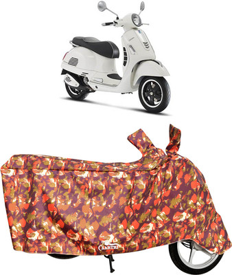 XAFO Waterproof Two Wheeler Cover for Vespa(GTS Super 125 BS6, Multicolor)