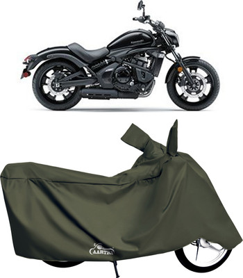 DROHAR Waterproof Two Wheeler Cover for Kawasaki(Vulcan S, Green)