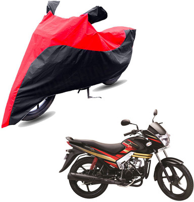 RiderShine Two Wheeler Cover for Mahindra(Centuro XT, Black, Red)