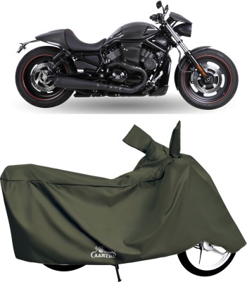 VITSOA Waterproof Two Wheeler Cover for Harley Davidson(1200 Custom, Green)