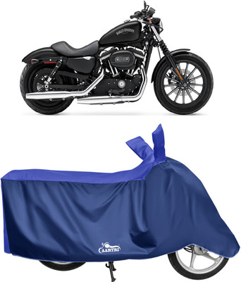 DROHAR Waterproof Two Wheeler Cover for Harley Davidson(Iron 883, Blue)