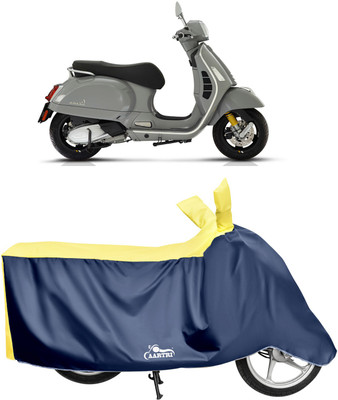 DROHAR Waterproof Two Wheeler Cover for Vespa(GTS 300 BS6, Yellow)