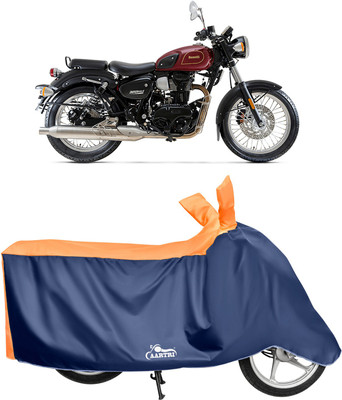 DROHAR Waterproof Two Wheeler Cover for Benelli(Imperiale 400, Orange)