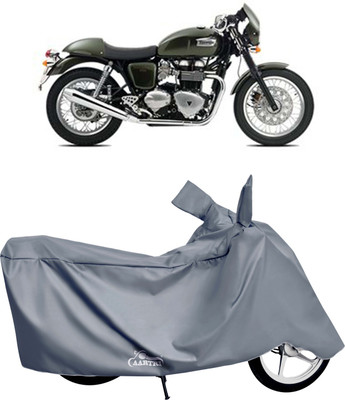XAFO Waterproof Two Wheeler Cover for Triumph(Thruxton 1200 R, Grey)