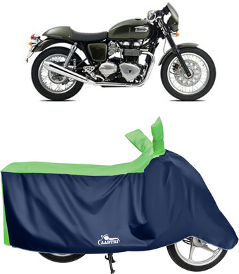 DROHAR Waterproof Two Wheeler Cover for Triumph(Thruxton 1200 R, Green)