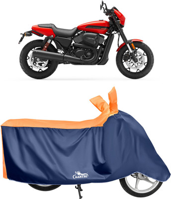 XAFO Waterproof Two Wheeler Cover for Harley Davidson(Street 750, Orange)