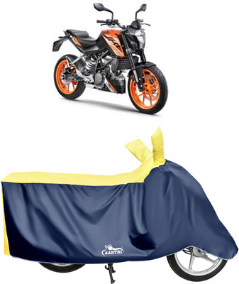 DROHAR Waterproof Two Wheeler Cover for KTM(125 Duke, Yellow)
