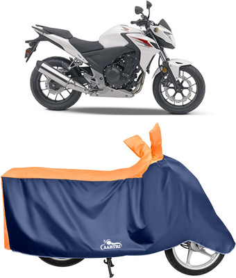 DROHAR Waterproof Two Wheeler Cover for Honda(CB1000R, Orange)