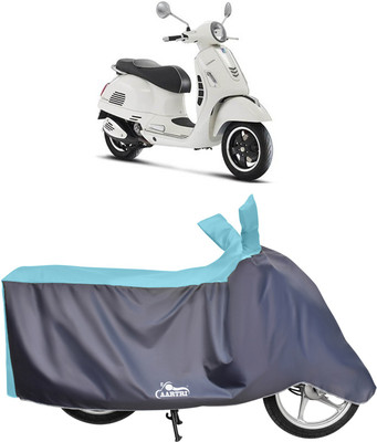 DROHAR Waterproof Two Wheeler Cover for Vespa(GTS 300 BS6, Blue)