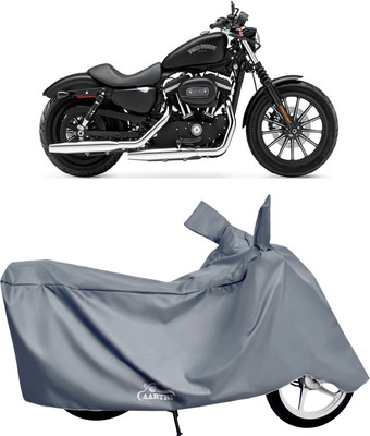 DROHAR Waterproof Two Wheeler Cover for Harley Davidson(Iron 883, Grey)