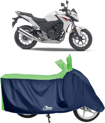 DROHAR Waterproof Two Wheeler Cover for Honda(CB1000R, Green)