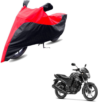 RiderShine Two Wheeler Cover for Yamaha(SZ-RR, Black, Red)