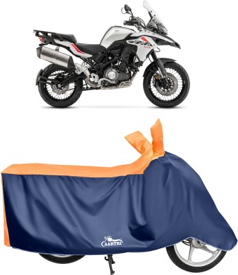 DROHAR Waterproof Two Wheeler Cover for Benelli(TRK 502, Orange)