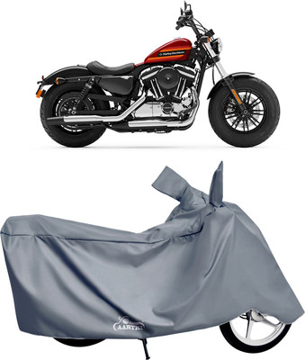 XAFO Waterproof Two Wheeler Cover for Harley Davidson(Forty Two, Grey)