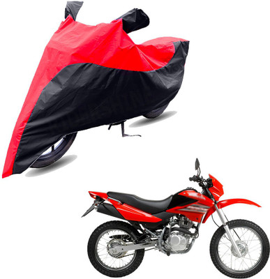 RiderShine Two Wheeler Cover for Hero(Impulse, Black, Red)