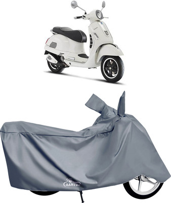 XAFO Waterproof Two Wheeler Cover for Vespa(GTS Super 125 BS6, Grey)