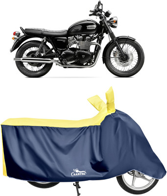 DROHAR Waterproof Two Wheeler Cover for Triumph(Bonneville T120 Black BS6, Yellow)