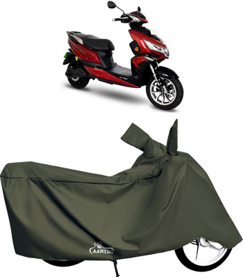 XAFO Waterproof Two Wheeler Cover for Okinawa(Praise, Green)