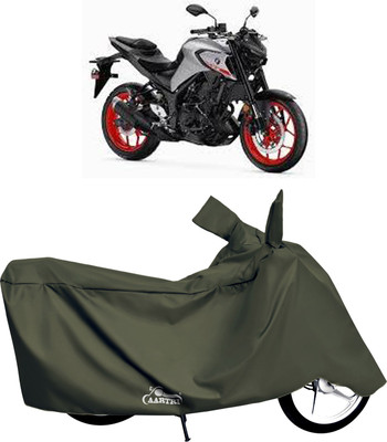 XAFO Waterproof Two Wheeler Cover for Yamaha(MT 15 New BS6, Green)