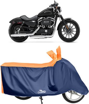 XAFO Waterproof Two Wheeler Cover for Harley Davidson(Iron 883, Orange)