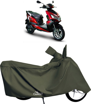 XAFO Waterproof Two Wheeler Cover for Okinawa(Green)