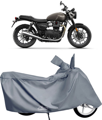 XAFO Waterproof Two Wheeler Cover for Triumph(Street Triple RS, Grey)