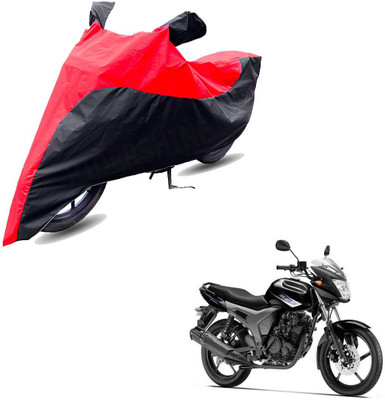 RiderShine Two Wheeler Cover for Yamaha(SZ-S, Black, Red)