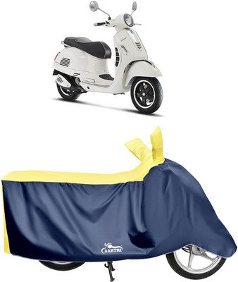 DROHAR Waterproof Two Wheeler Cover for Vespa(GTS 300 BS6, Yellow)
