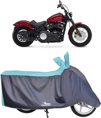 VITSOA Waterproof Two Wheeler Cover for Harley Davidson(Street 750, Blue)