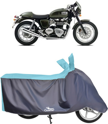 DROHAR Waterproof Two Wheeler Cover for Triumph(Thruxton 1200 R, Blue)