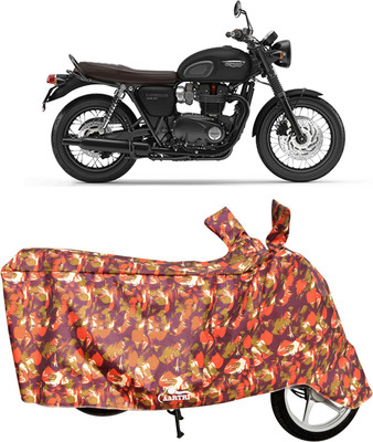 DROHAR Waterproof Two Wheeler Cover for Triumph(Bonneville T120 Black BS6, Multicolor)
