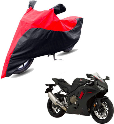 RiderShine Two Wheeler Cover for Honda(CBR1000RR Fireblade, Black, Red)
